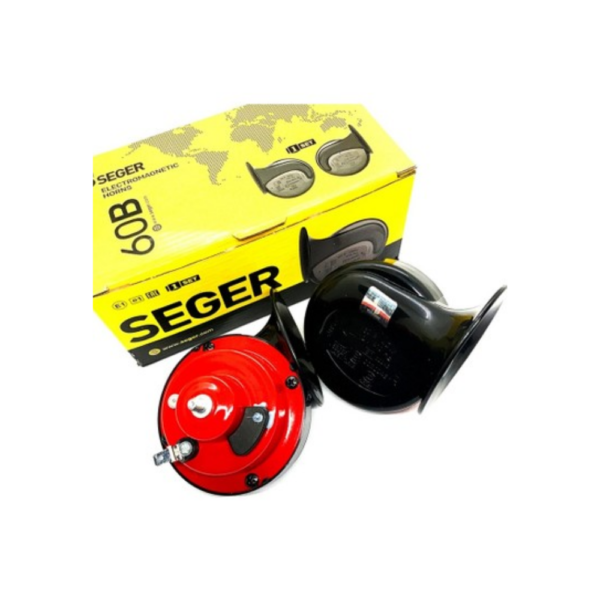 Seger Dadat Korna 12V Tek Fişli Şaseli Salyangoz Korna Takım
