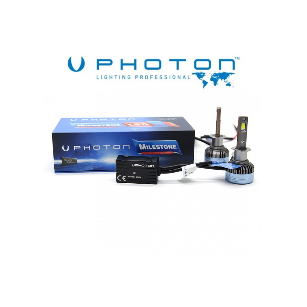 H1 Led Xenon Photon Mılestone Black Katana Oto Ampulü