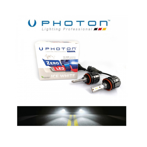 H11 Led Xenon Oto Ampul Photon Zero Fansız Beyaz