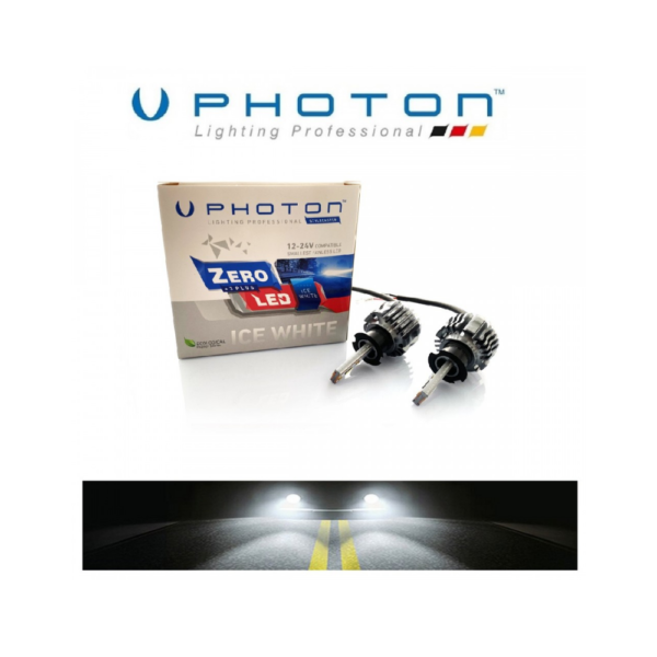 H3 Led Xenon Oto Ampul Photon Zero Fansız Beyaz